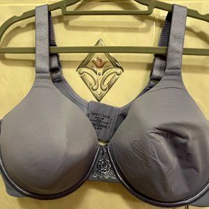 NWOT Vanity Fair Beauty Back Back Smoother Full-Figure Bra Purplish Blue